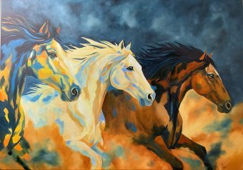 Pintura "Aliento de libertad", pintor Olga Tkachova óleo lienzo en Jose Art Gallery