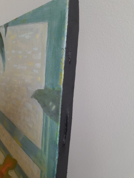 Image supplémentaire 2: Postimpressionisme Intérieur Peinture "Fleur de Soleil", peintre Julia Suprun huile toile 