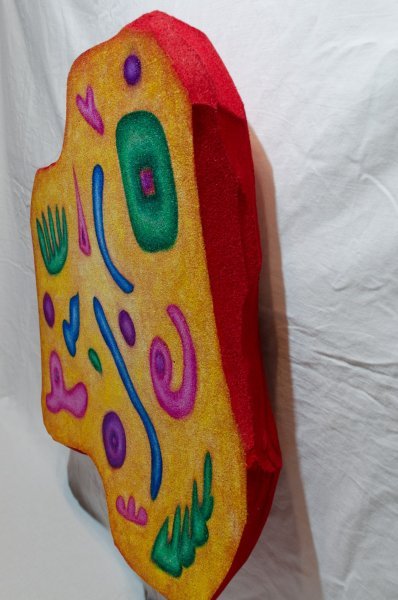 Additional view 2: Abstract Genre Painting Sponge 2 by painter Boris Subotic oil fabric 