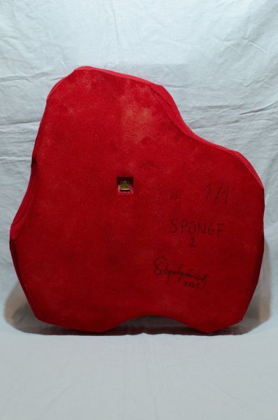 Additional view 4: Abstract Genre Painting Sponge 2 by painter Boris Subotic oil fabric 