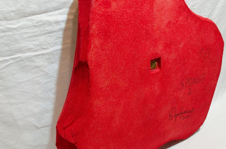 Additional view 5: Abstract Genre Painting Sponge 2 by painter Boris Subotic oil fabric 
