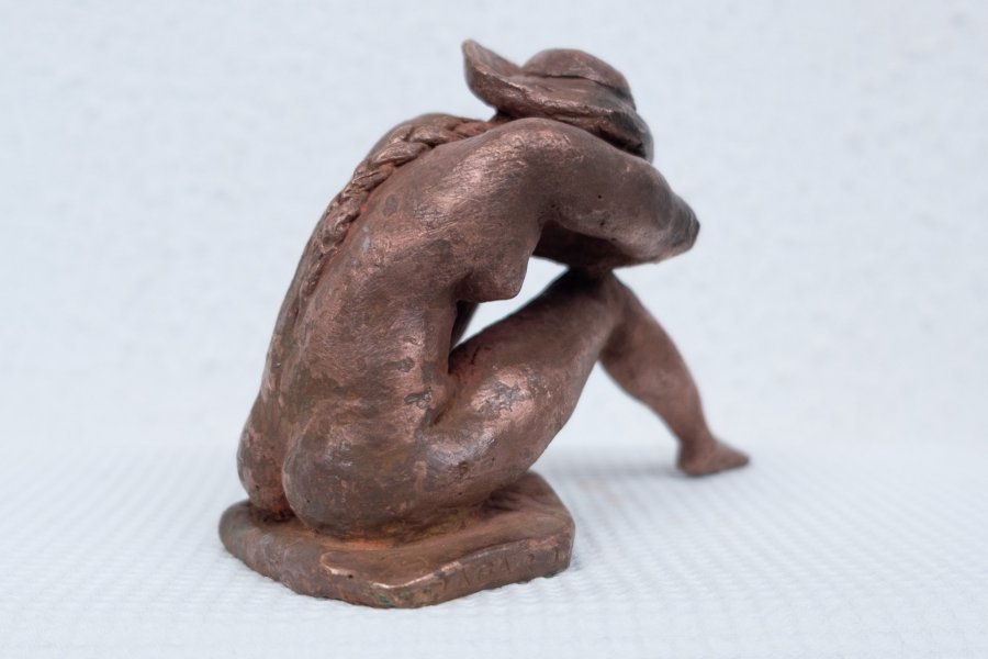 Дополнительное изображение 1: Классика Бытовой Скульптура "Медитация" скульптор David Dagaro Бронза 