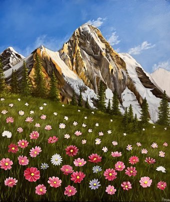 Blooming Heights: Nature's Spring Awakening