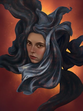 Sztuka cyfrowa "ALYA", artysta cyfrowy Mariya Mikitenko w Jose Art Gallery