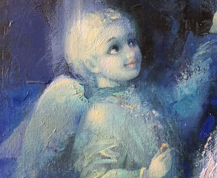 Додаткове зображення 3: Символізм Міфологічний Живопис "Коронація лева", живописець Олена Мацегора масло холст 