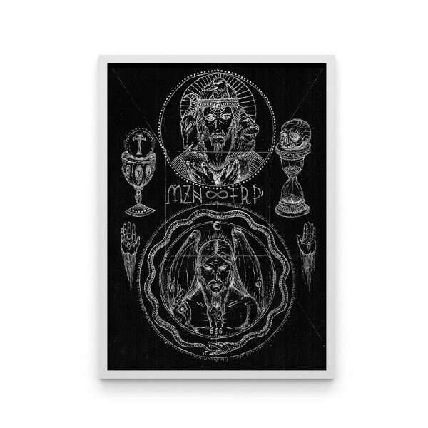 The Godless Face Painting by MZNTRP - Jose Art Gallery