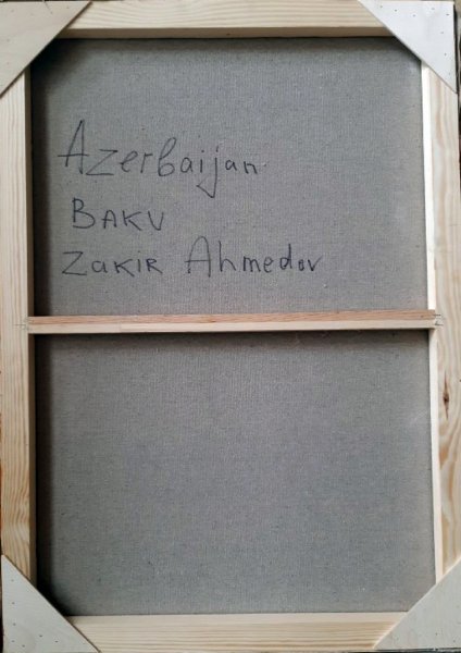 Dodatkowy obraz 4: Impresjonizm Nude Malarstwo "Spotkanie", malarz Zakir Ahmedov olej płótno 