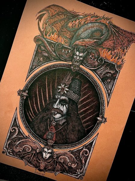 The Rising Devil Painting by MZNTRP - Jose Art Gallery