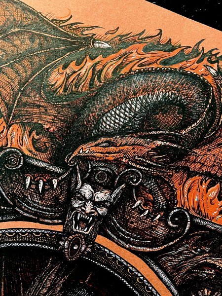 The Rising Devil Drawing - MZNTRP - Jose Art Gallery