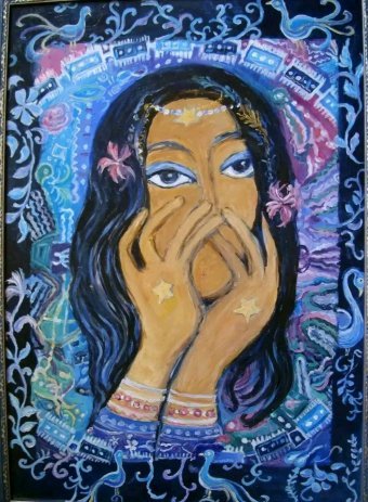 Plava Maya. Vibrant Figurative Expression
