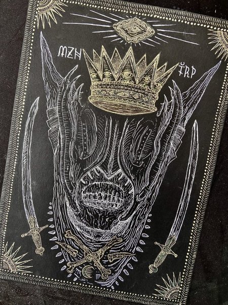 The Crowned Abyss Painting by MZNTRP - Jose Art Gallery