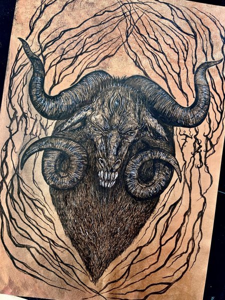 Pan's Wrath Painting by MZNTRP - Jose Art Gallery