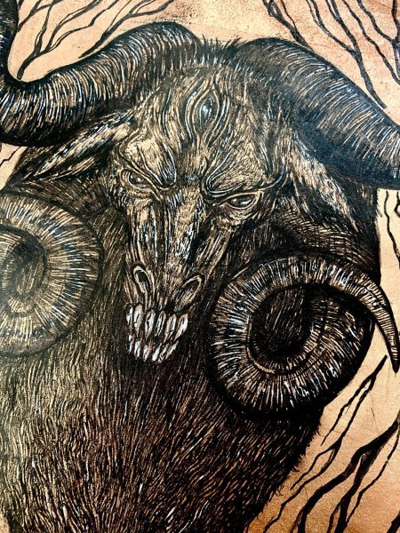 Pan's Wrath Painting by MZNTRP - Jose Art Gallery