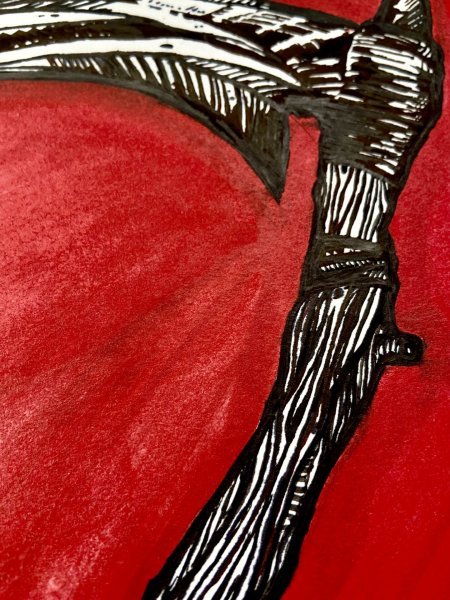 Additional view 3: Symbolism Genre Drawing The Hook by illustrator MZNTRP drawing ink paper 