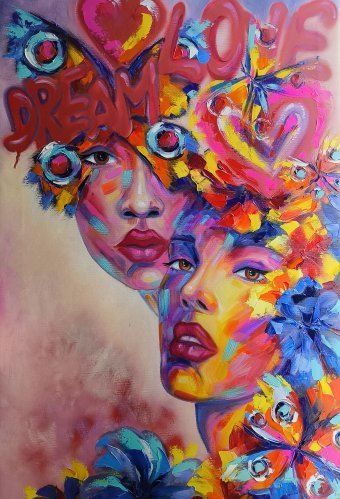 Pintura "Flujo de sueños", pintor Anastasia Kozorez óleo lienzo en Jose Art Gallery