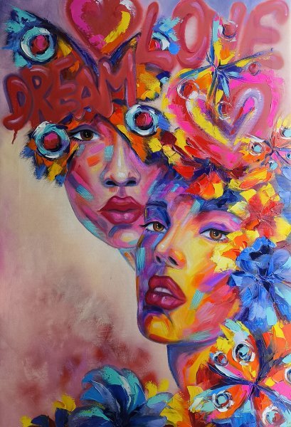 Dream flow Painting by Anastasia Kozorez - Jose Art Gallery