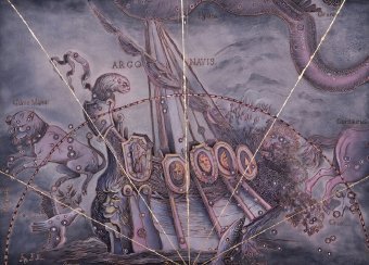 Живопис "Арго", живописець Maya Veshnik змішана техніка тканина в Jose Art Gallery