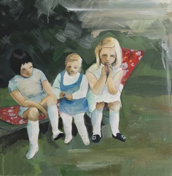 Живопись "Девочка-леденец: Магия прошедшего лета", живописец Coco Daub акрил холст в Jose Art Gallery