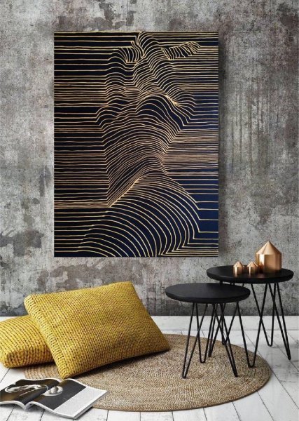 Дополнительное изображение 5: Абстракционизм Интерьер Графика "Страсть" иллюстратор Asti Loremar смешанная техника холст 