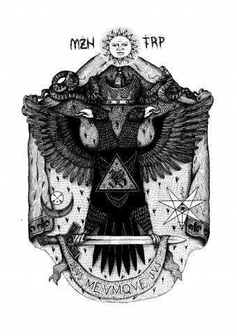 Gráfico "Grado 33", ilustrador MZNTRP tinta papel en Jose Art Gallery