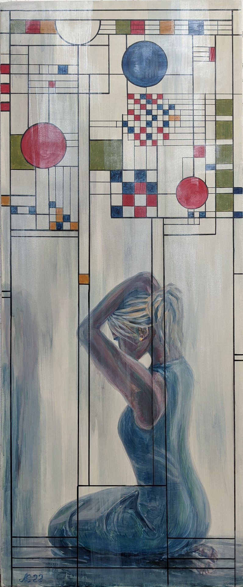 Wi(n)dow: Essence of the Modern Woman Drawing - Lena Kolambet