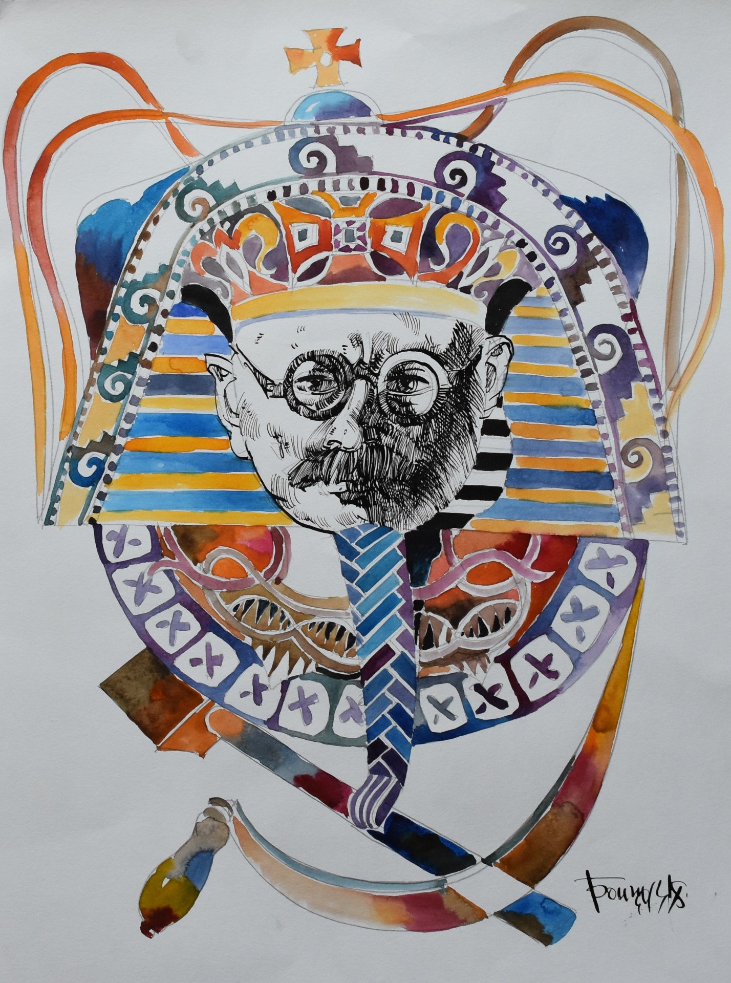 Leiba Egyptian - drawing