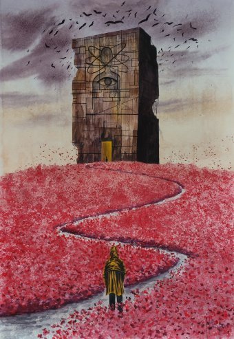 Живопис "S.T.A.L.K.E.R. 2 Monolith", живописець Євгеній Горбаченко акварель папір в Jose Art Gallery