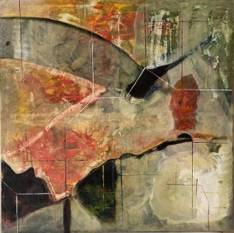 Malarstwo "Pociągnięcia pędzla głębi i emocji", malarz Alex akryl płótno w Jose Art Gallery