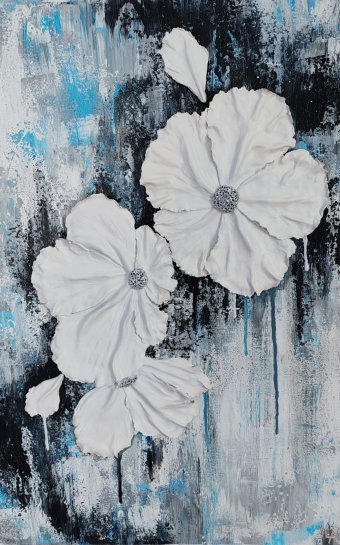 Живопись "Цветы в вихре", живописец Asti Loremar смешанная техника холст в Jose Art Gallery