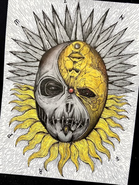 Solar Duality Painting by MZNTRP - Jose Art Gallery