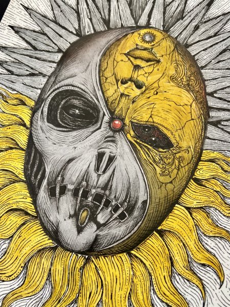 Solar Duality Painting by MZNTRP - Jose Art Gallery