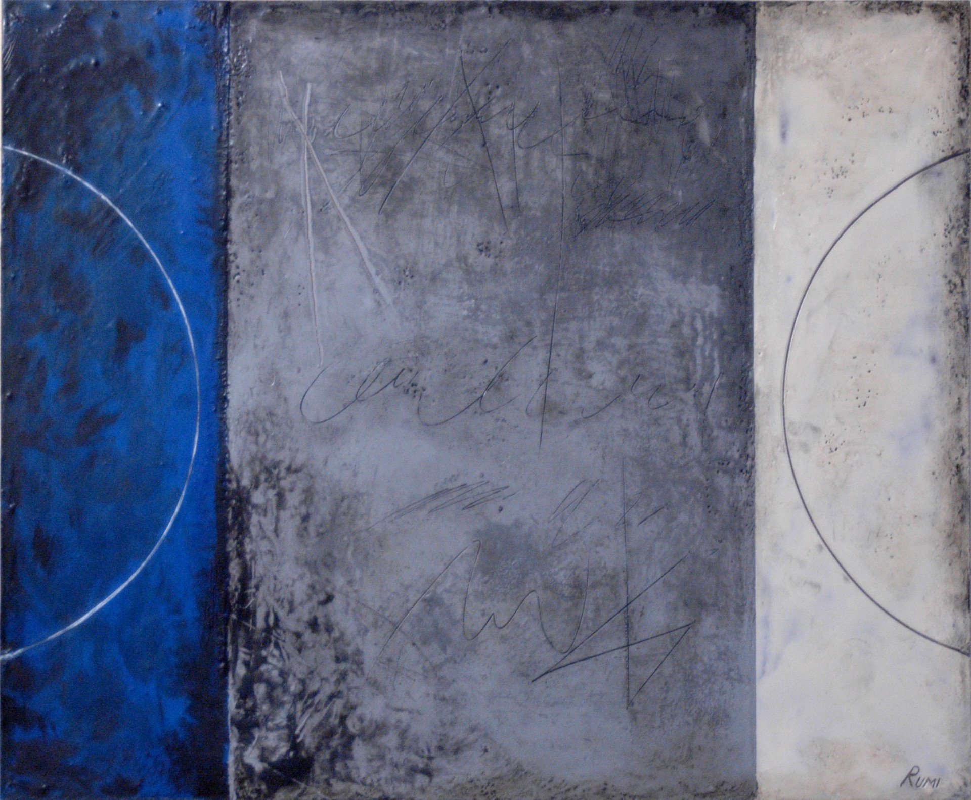 Semantics Of The Symbols V Painting by Rumen Spasov