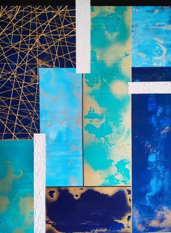 Живопись "Ключ к подлинности", живописец Asti Loremar смешанная техника холст в Jose Art Gallery