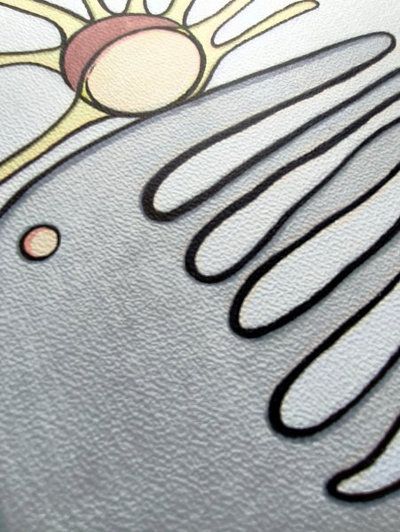 Additional view 4: Abstract Portrait Drawing Life Form I by illustrator Ewa Dura mixed method paper 