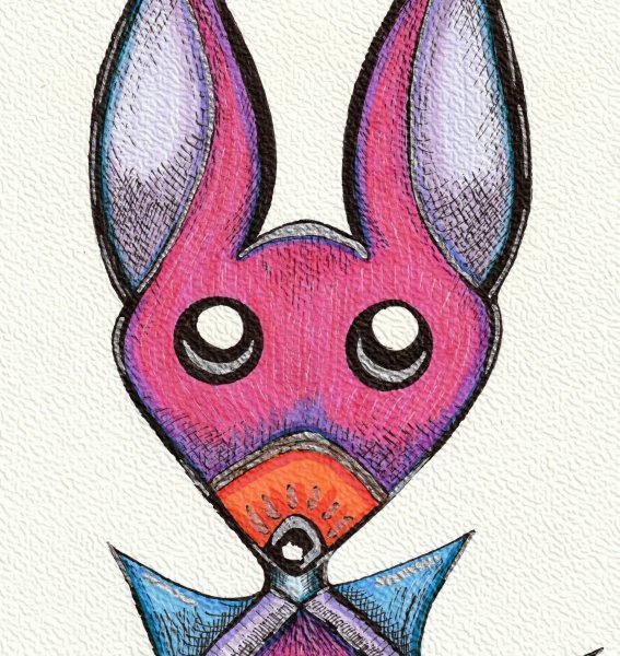 Tobo. Fantastic creatures... Painting by Ewa Dura