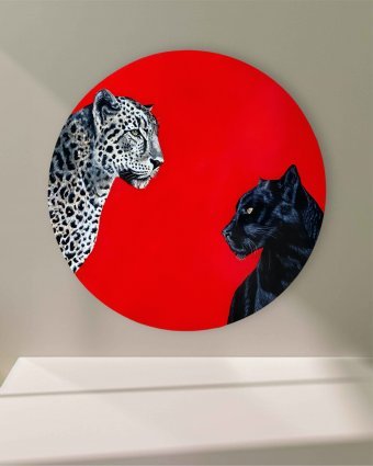 Peinture "Instinct", peintre Francesca Dei acrylique toile à la Jose Art Gallery