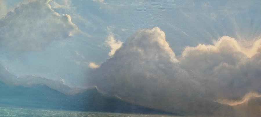 Image supplémentaire 3: Réalisme Paysage marin Peinture "Lonely Lighthouse", peintre Eva Lazaryan huile toile 