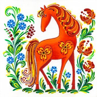 Живопись "Лошадь 2026: Символ силы и удачи", живописец YULIIA NOVIKOVA акрил холст в Jose Art Gallery