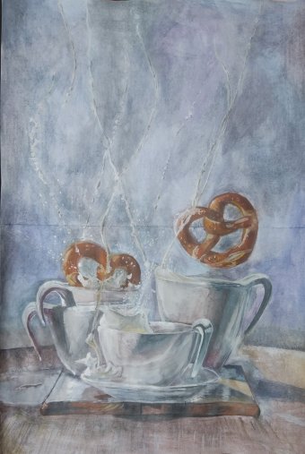 Бризки молока