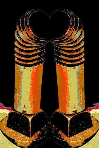 Sztuka cyfrowa "Złote Krzywe", artysta cyfrowy Sergio Luiz Cerezer Benetti Sergio w Jose Art Gallery