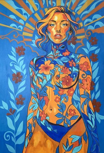 Painting "Nature" by painter Olga Tkachova oil canvas at Jose Art Gallery