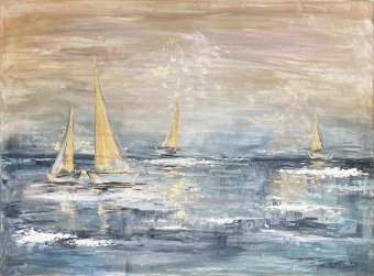 Живопись "Вечный Путь Парусника", живописец Marina Naumova акрил холст в Jose Art Gallery