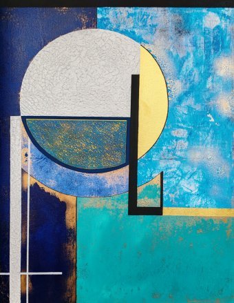 Живопись "Ключ к соединению", живописец Asti Loremar смешанная техника холст в Jose Art Gallery