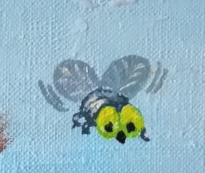 Дополнительное изображение 1: Импрессионизм Анимализм Живопись "Мумий тролль" живописец Людмила Рябкова масло холст 