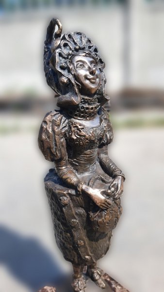 Imagen adicional 2: Rococó Alegórico Escultura "Cartera de deseos", escultor Olena Macegora Bronce 