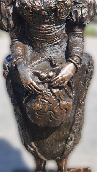 Imagen adicional 4: Rococó Alegórico Escultura "Cartera de deseos", escultor Olena Macegora Bronce 