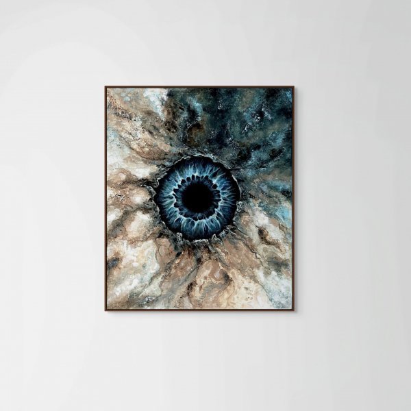 Zusätzliches Bild 4: Abstraktionismus Interieur Malerei "Fenster zur Seele", maler/-in Lina Kush Acryl Leinwand 