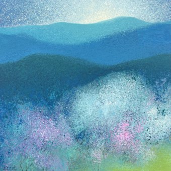 Painting "Awakening #3" by painter Andrii Kovalyk acrylic canvas at Jose Art Gallery