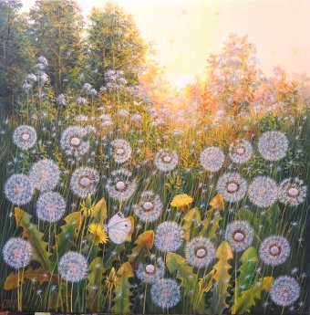 Pintura "Noche misteriosa", pintor Oleg Riabchuk óleo lienzo en Jose Art Gallery