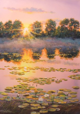 Pintura "Momento mágico", pintor Oleg Riabchuk óleo lienzo en Jose Art Gallery